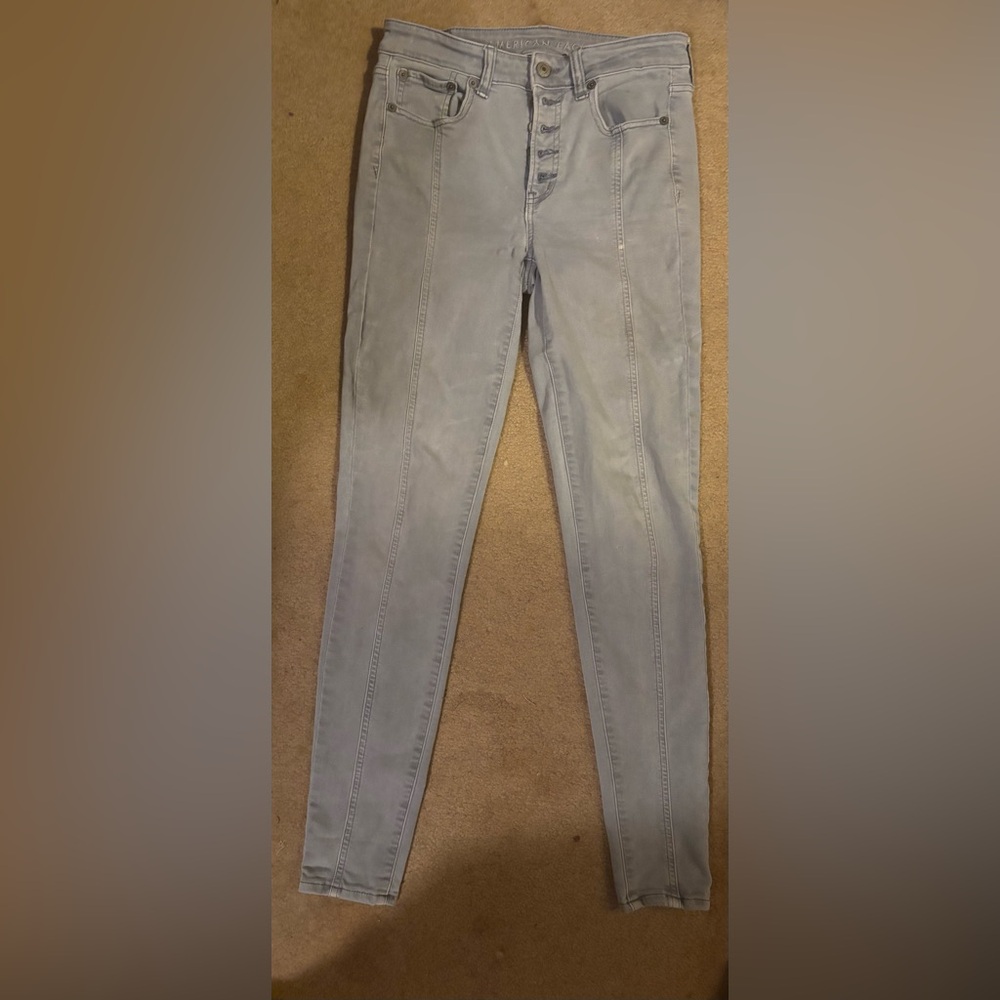 AE Grey Jegging Jeans